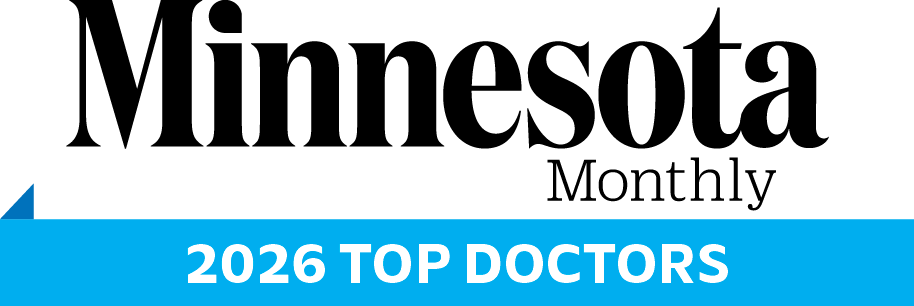 Minnesota Monthly Top Doctors 2025 award badge